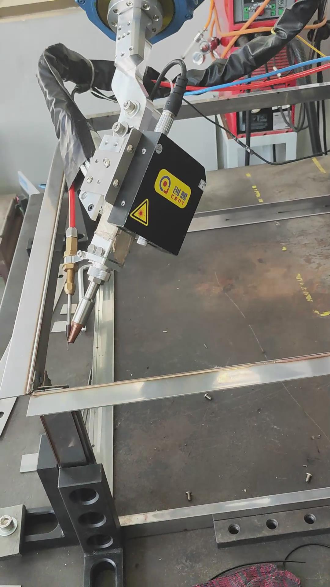 ky体育激光焊缝跟踪系统在电气柜框架自动化焊接的应用