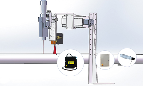 油箱外环缝焊缝跟踪系统